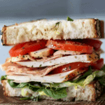Tomato Basil Turkey Sandwich