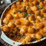 Tater Tot Casserole with Ground Beef