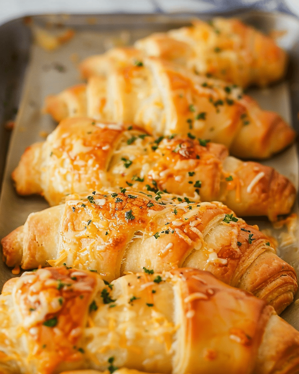Cheesy Chicken Crescent Rolls