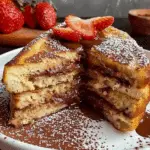 Chocolate Stuffed Brioche French Toast