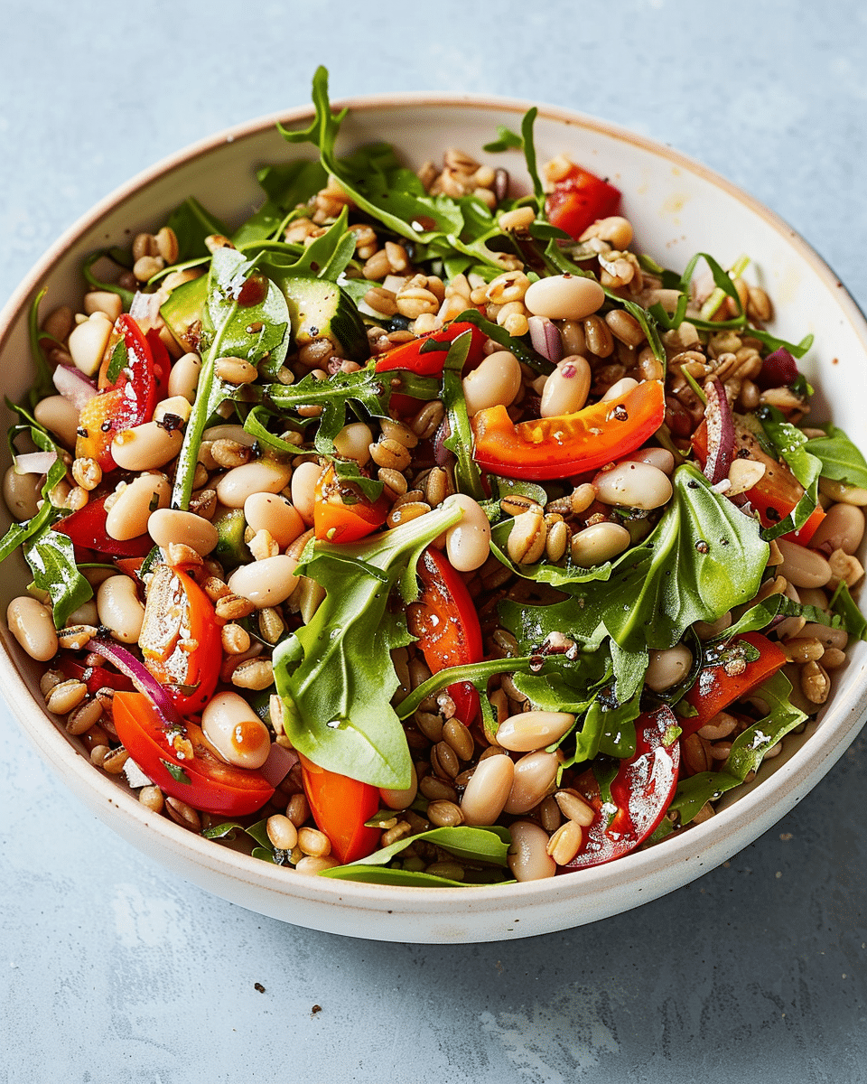 Farro and White Bean Salad
