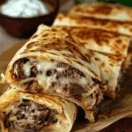 French Dip Tortilla Roll Ups
