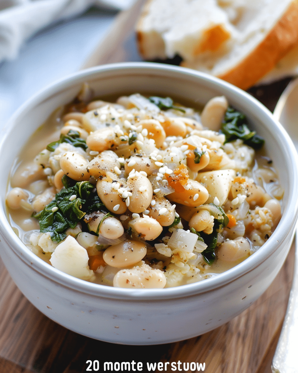 20-Minute White Bean Soup