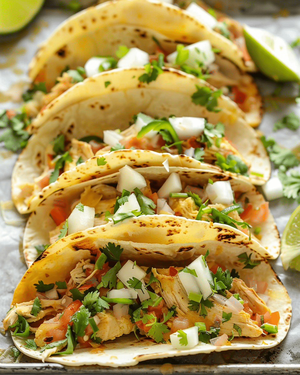 Baked Chicken Tacos