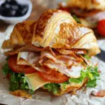 California Club Croissant Sandwich