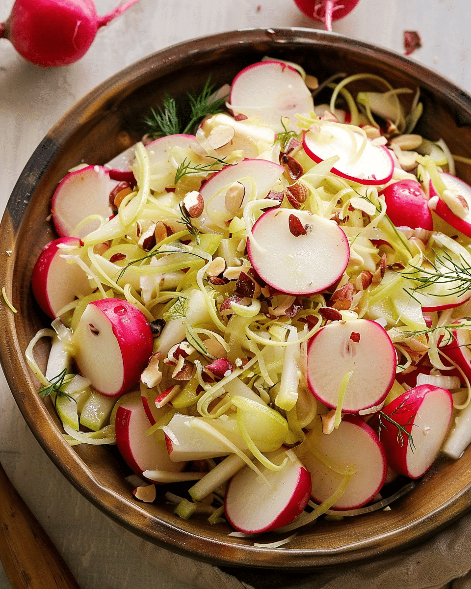 Fennel Salad With Apples & Radishes