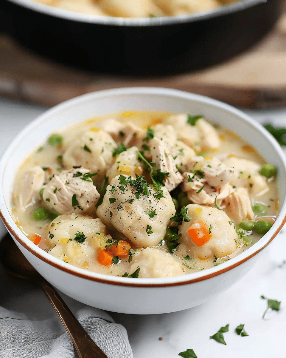 Homemade Chicken and Dumplings