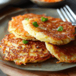 Korean Cheese Potato Pancakes