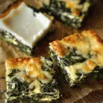 Spinach and Cheese Squares