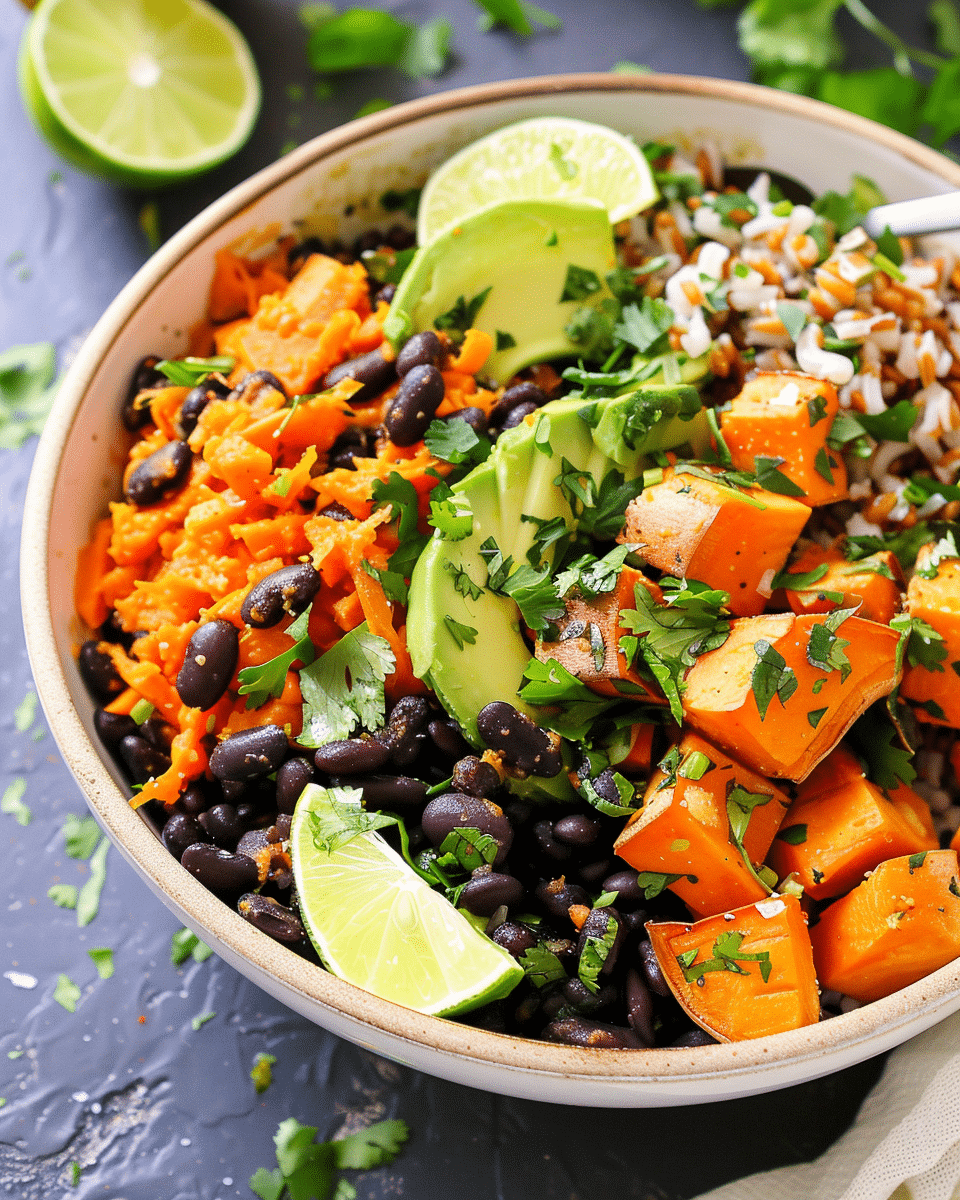 Sweet Potato Black Bean Bowls