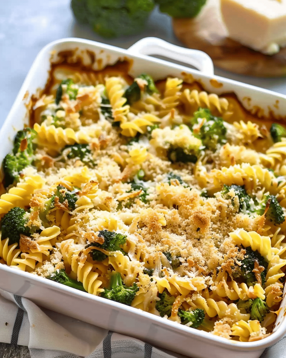 Chicken Broccoli Pasta Bake