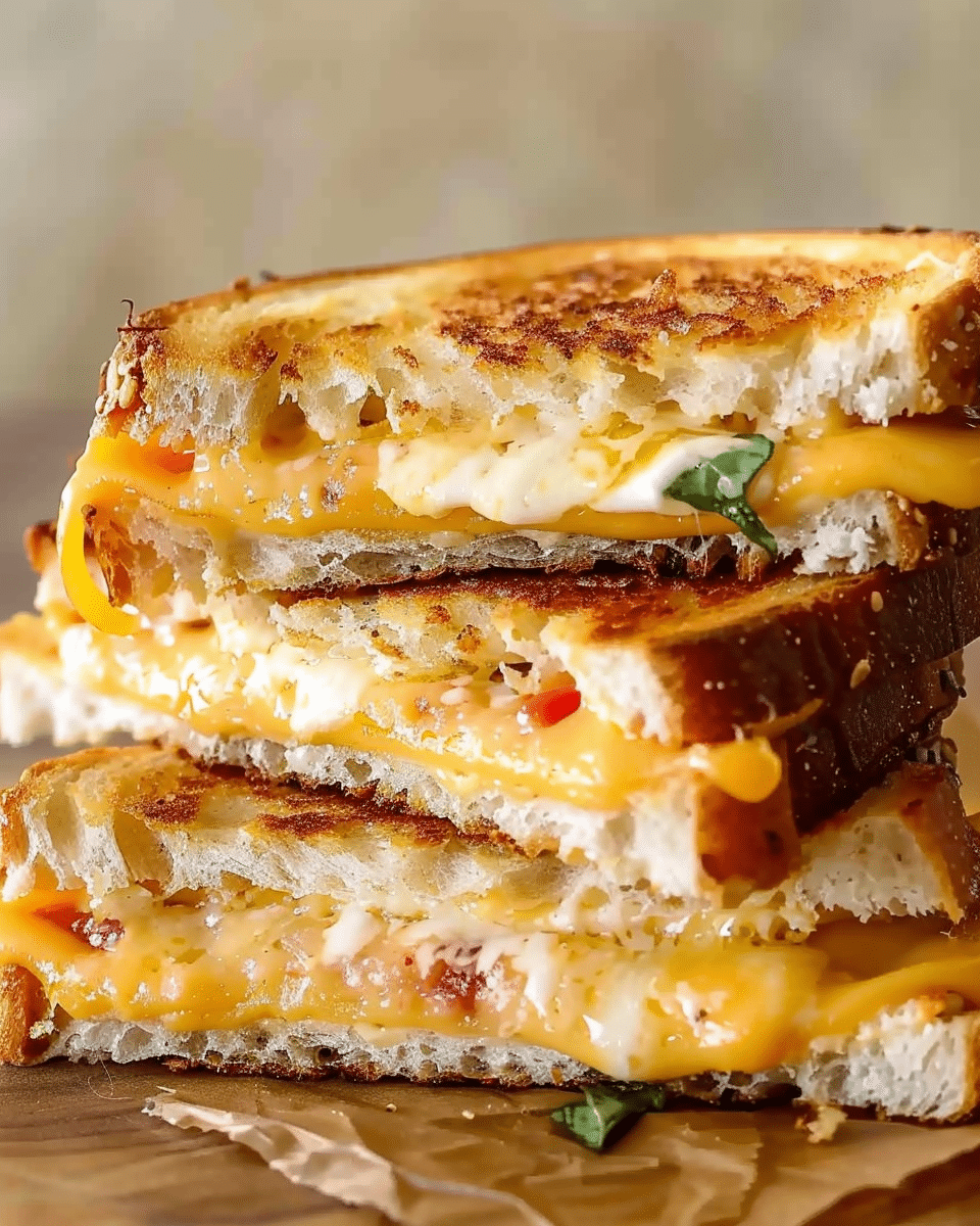 Cream Cheese Grilled Cheese Sandwich