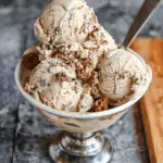 No-Churn Nutella Toffee Ice Cream