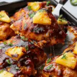Pineapple BBQ Chicken with Pineapple