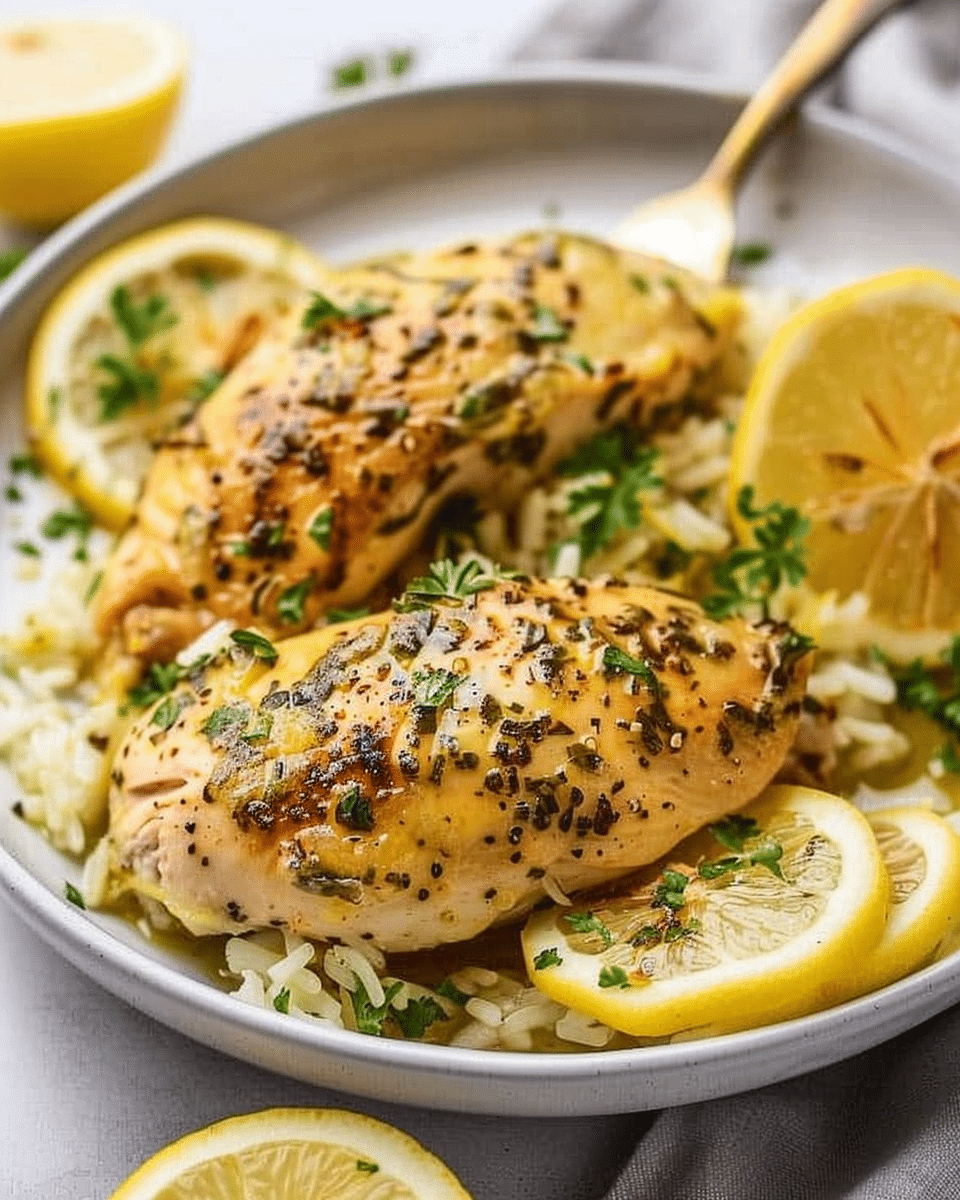 Slow Cooker Greek Lemon Chicken