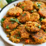 Vegan Bulgur Red Lentil Vegetable Skillet