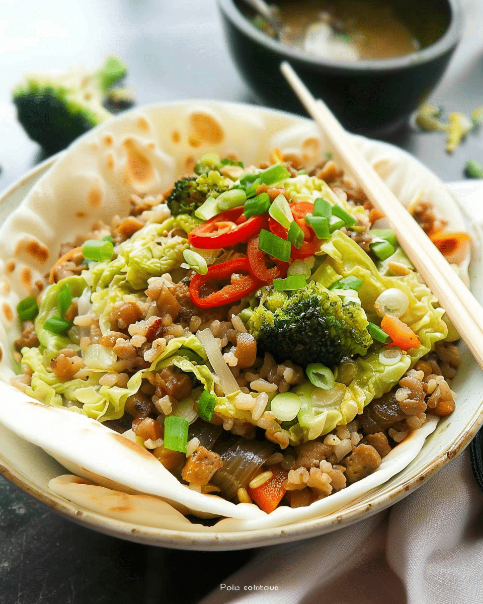 Vegan Egg Roll In A Bowl