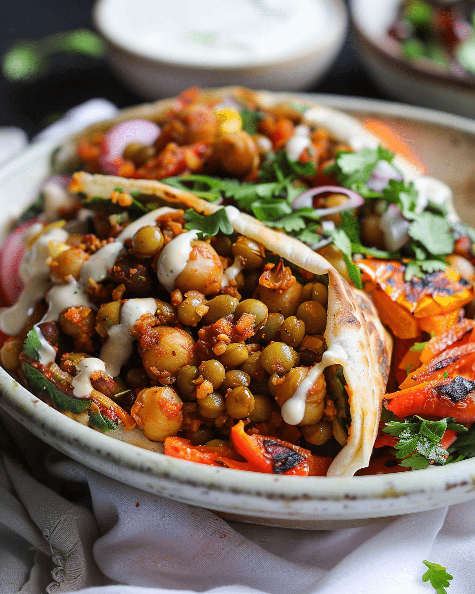 Easy Vegan Lentil Wraps