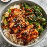 Healthy Sticky Chicken Bowls