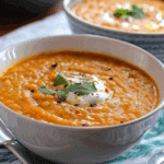 Moroccan Carrot Red Lentil Soup