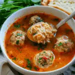 Romanian Meatball Soup