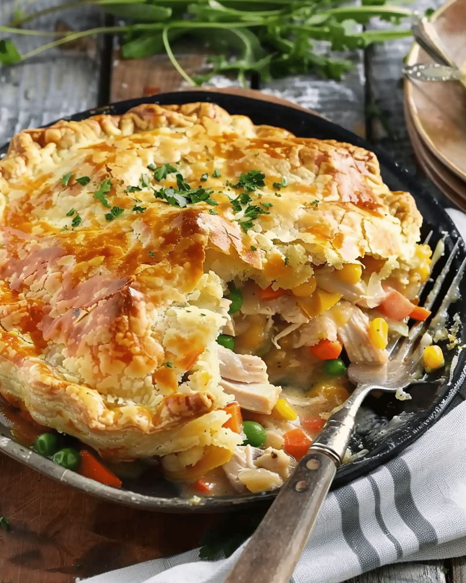 Chicken Cobbler Pot Pie