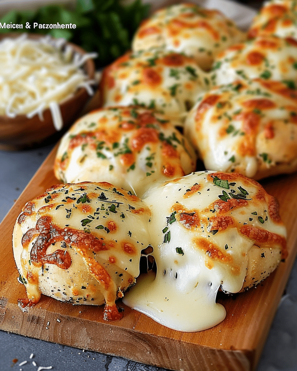 Melted Mozzarella & Ranch Chicken Bombs