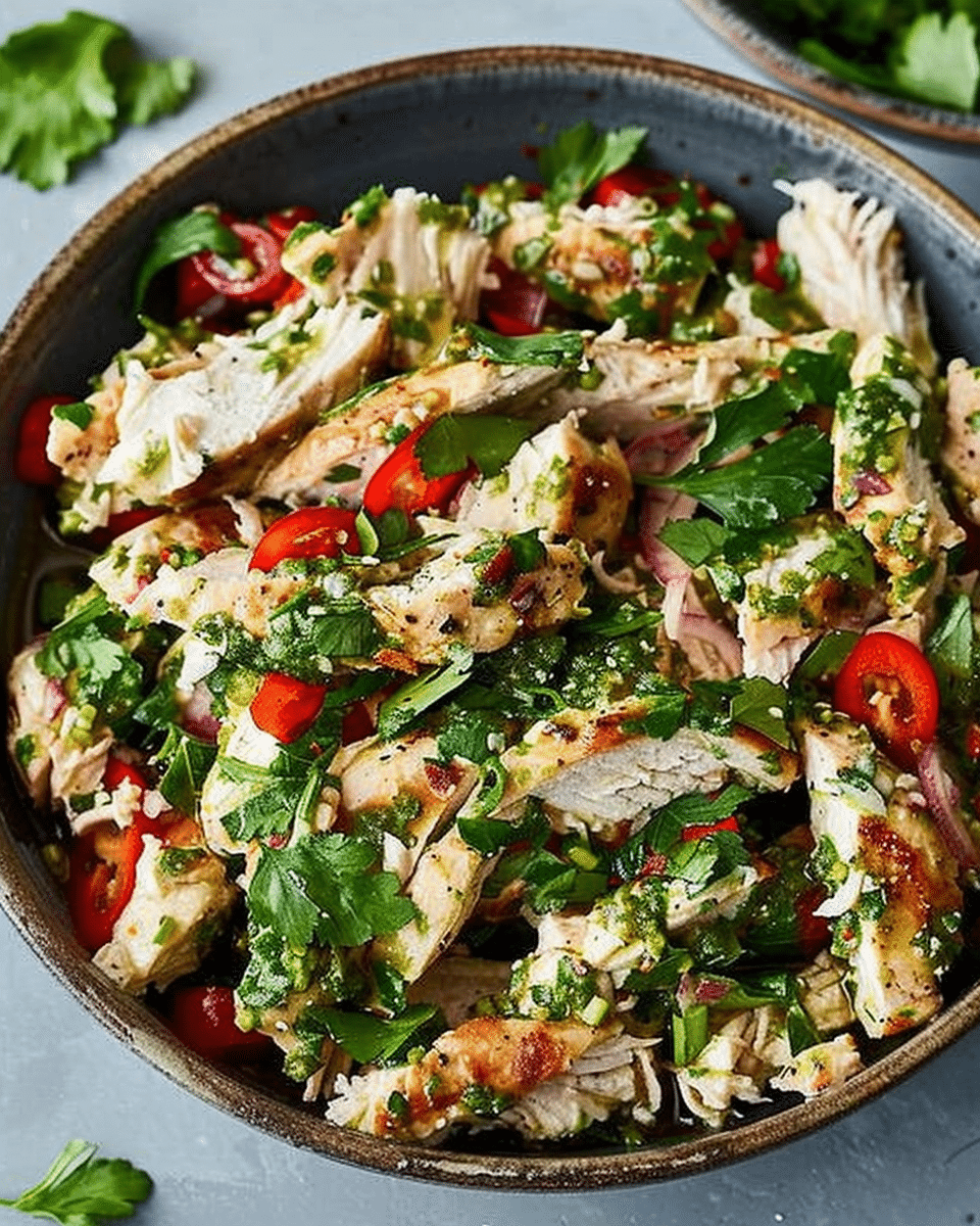 Chimichurri Chicken Salad