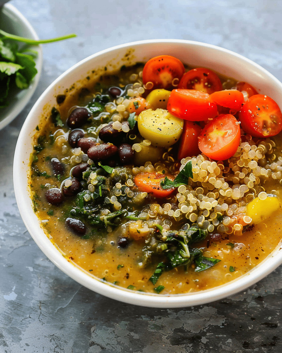 Vegan Black Bean and Quinoa Bowls
