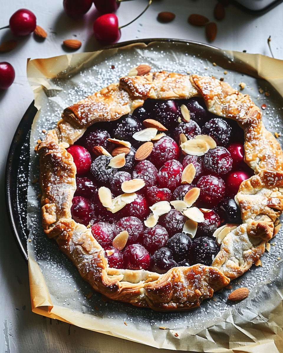Cherry Almond Galette