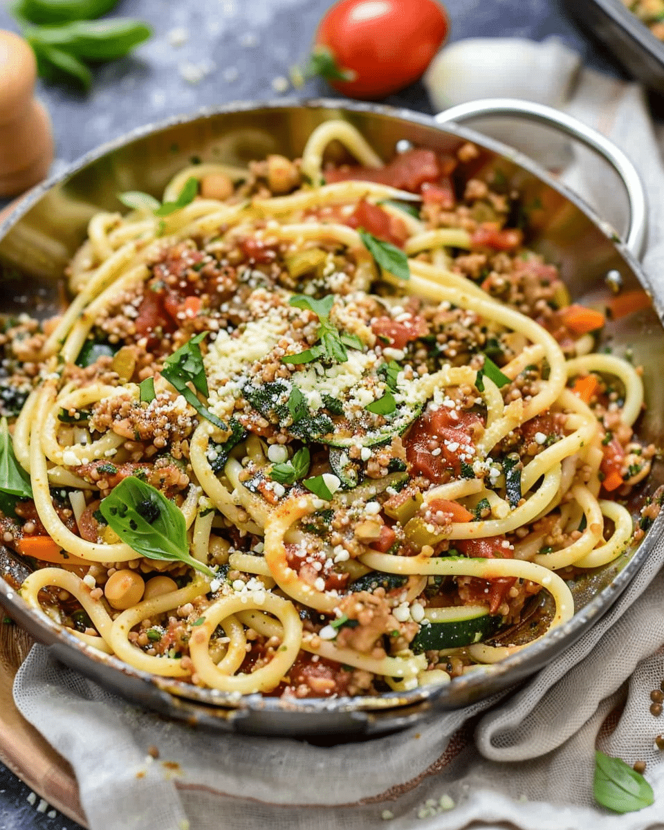 Vegan Parmesan Italian Pasta