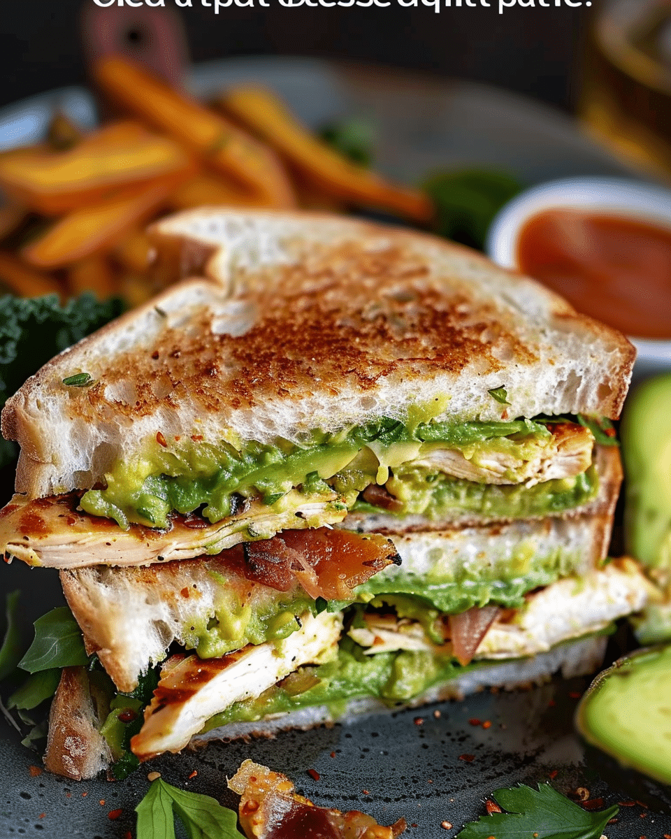 Chicken Avocado Melt Sandwich
