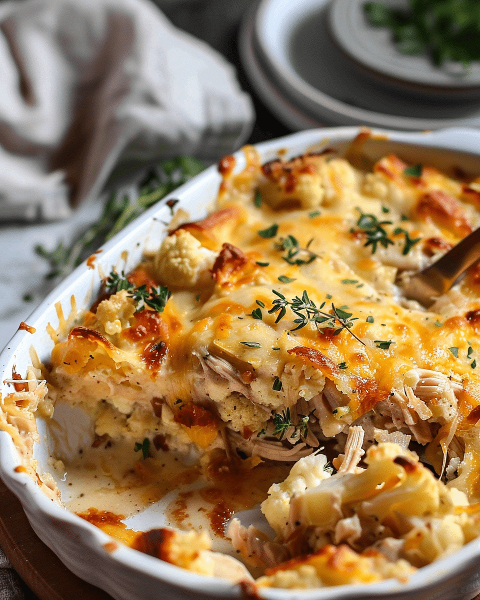 Chicken Cauliflower Casserole