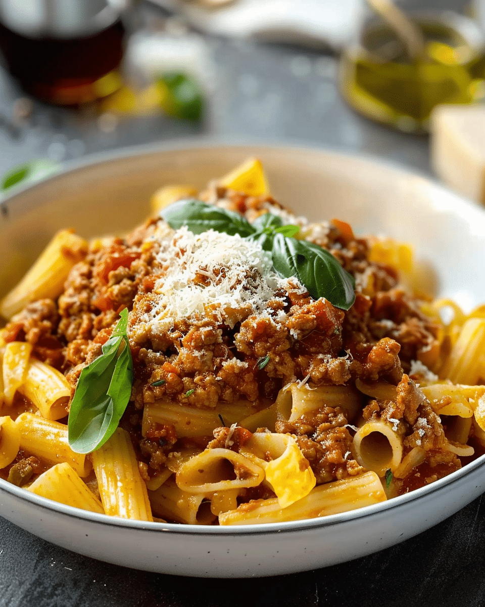 Classic Italian Pasta Bolognese