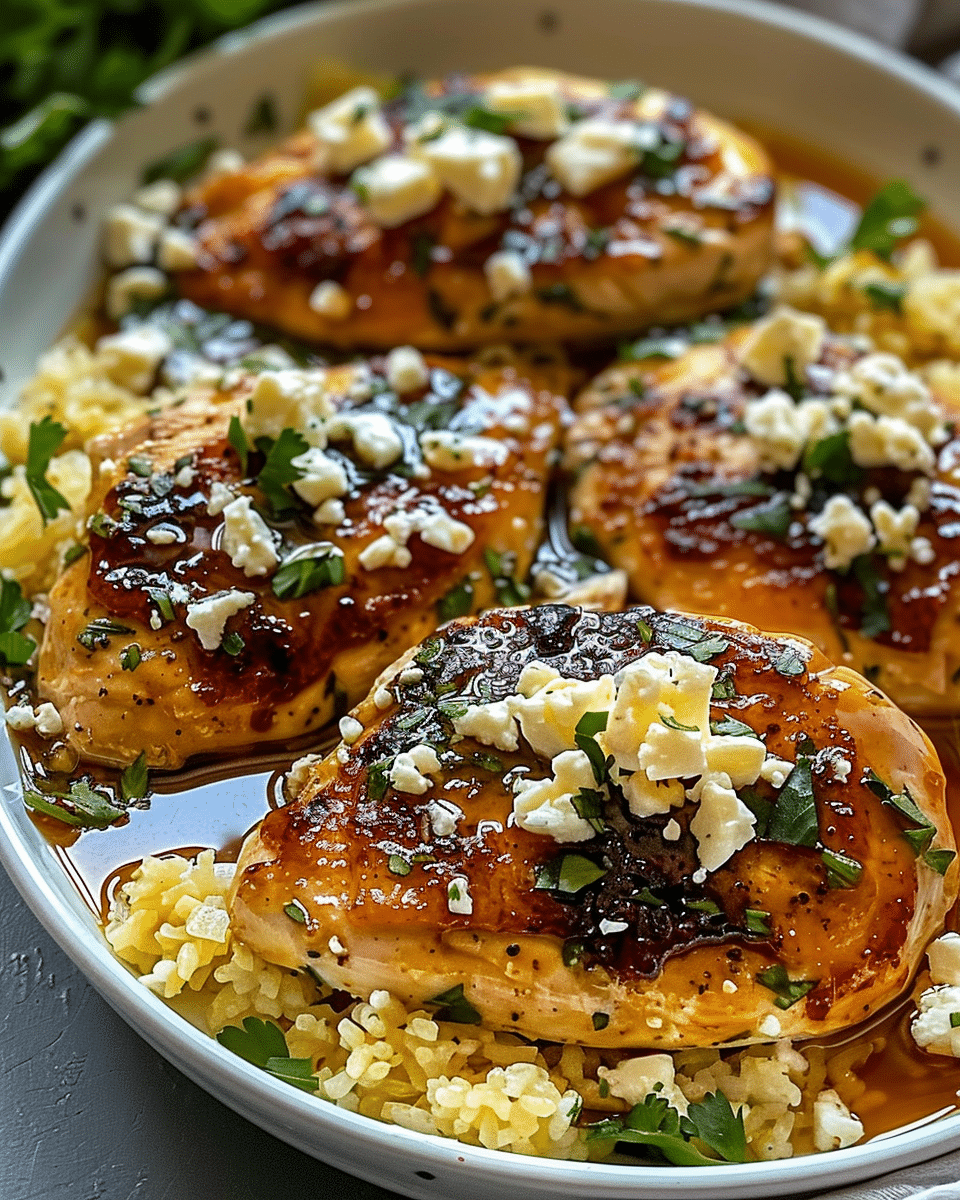 Hot Honey Feta Chicken