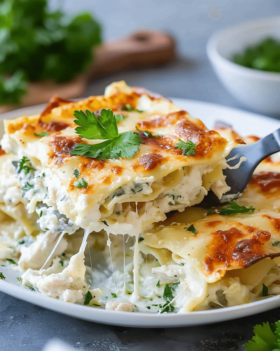 White Chicken Lasagna