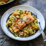 Cajun Salmon Orzo