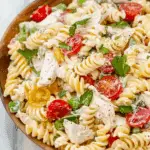 Cold Rotisserie Chicken Pasta Salad