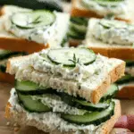 English Cucumber Sandwiches for a Crowd
