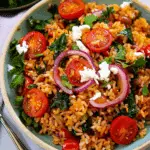Tomato Fried Rice Salad