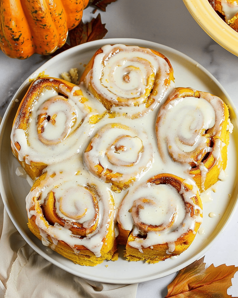 Pumpkin Cinnamon Rolls