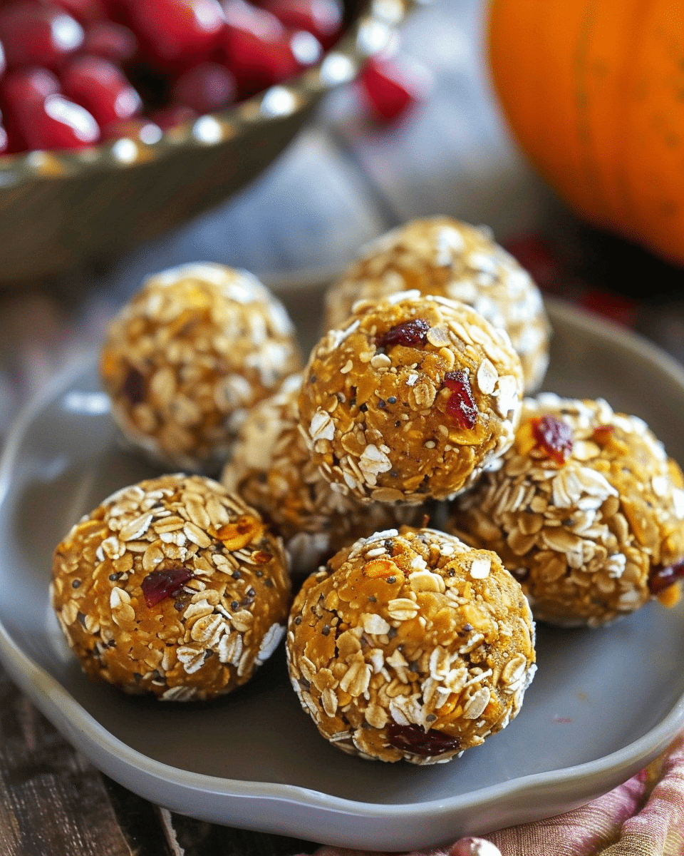 Pumpkin Energy Balls