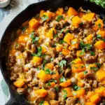 Sausage Butternut Squash Skillet