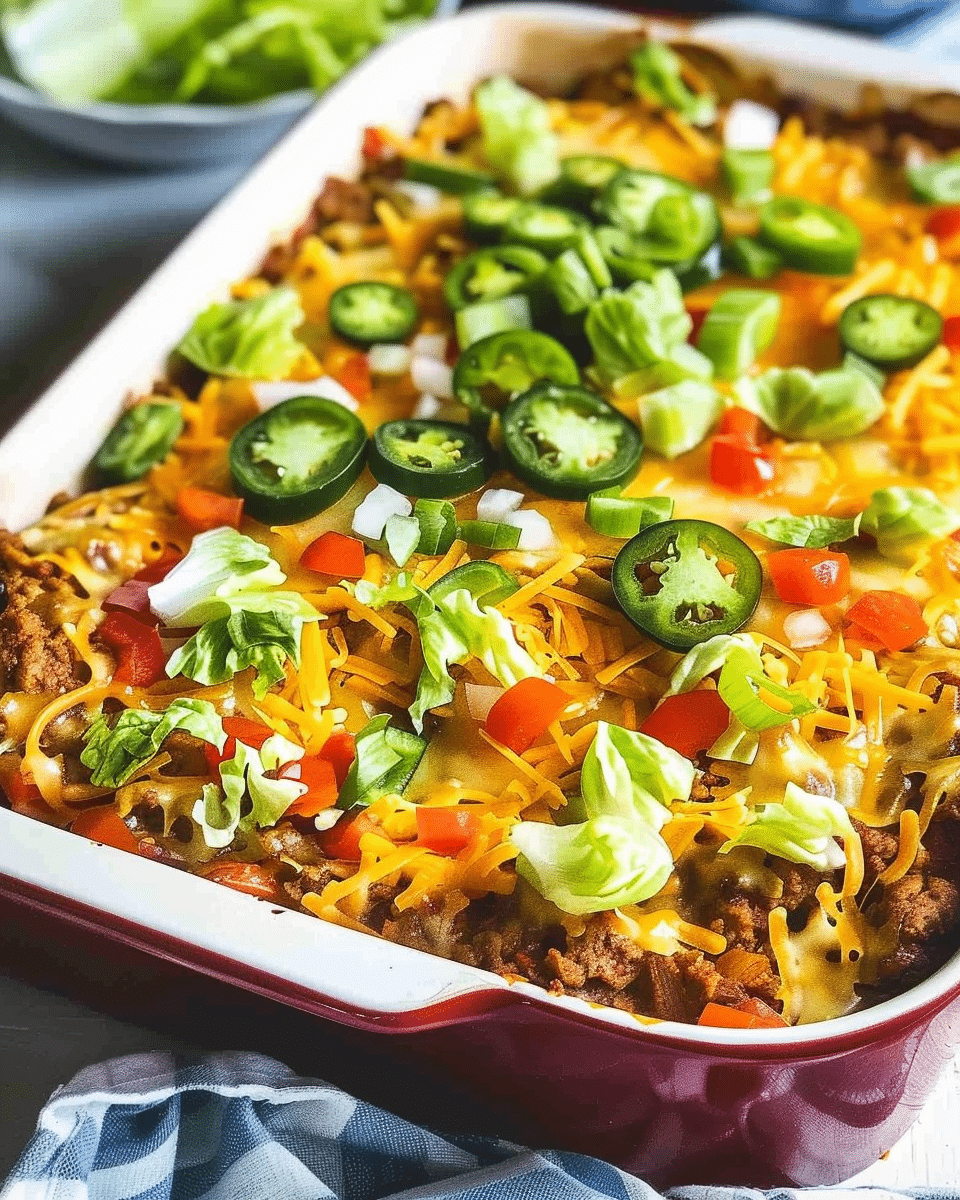 Walking Taco Casserole