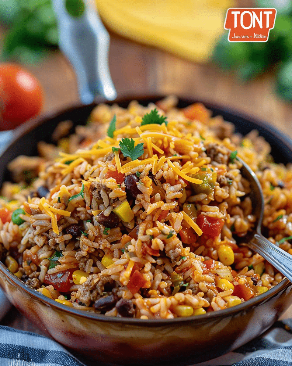 One Pan Taco Rice