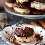 Chocolate Dipped Macaroons