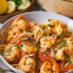 Garlic Tomato Shrimp Scampi