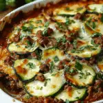 Ground Beef Zucchini Bake