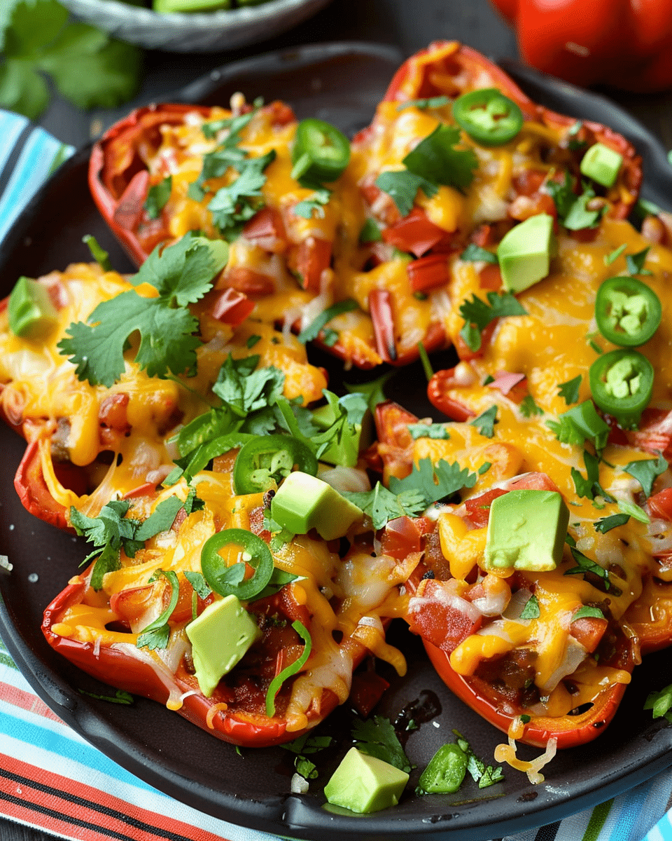 Mini Bell Pepper Nachos