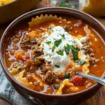 One Pot Lasagna Soup
